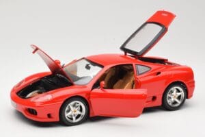 Ferrari 360 Modena レッド Bburago 1:18 3358 メタル - 画像 2/8
