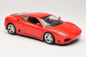 Ferrari 360 Modena レッド Bburago 1:18 3358 メタル - 画像 6/8