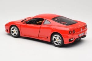 Ferrari 360 Modena レッド Bburago 1:18 3358 メタル - 画像 7/8