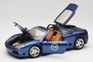 Ferrari 360 Modena Targa リミテッドエディション 333台 パープルメタリック Bburago 1:18 3348-F1 メタル - 画像 2/8