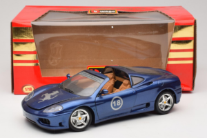 Ferrari 360 Modena Targa リミテッドエディション 333台 パープルメタリック Bburago 1:18 3348-F1 メタル - 画像 8/8