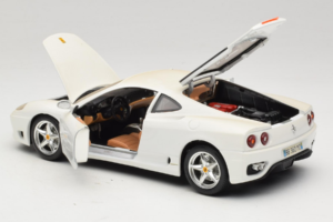 Ferrari 360 Modena ホワイト Bburago 1:18 3368-W1 メタル - 画像 5/8
