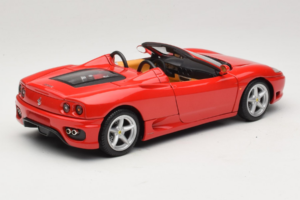 Ferrari 360 Spider レッド Hot Wheels 1:18 27774-M1 メタル - 画像 3/8