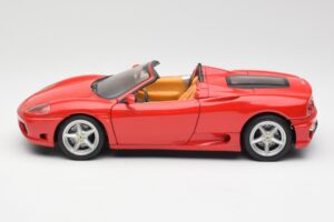 Ferrari 360 Spider レッド Hot Wheels 1:18 FER129 メタル - 画像 4/8