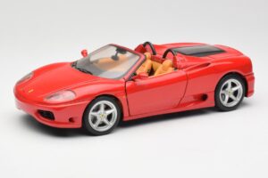 Ferrari 360 Spider レッド Hot Wheels 1:18 FER129 メタル