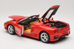 Ferrari 360 Spider レッド Hot Wheels 1:18 27774-M1 メタル - 画像 5/8