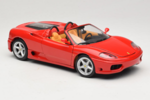 Ferrari 360 Spider レッド Hot Wheels 1:18 27774-M1 メタル - 画像 6/8