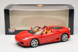 Ferrari 360 Spider レッド Hot Wheels 1:18 27774-M1 メタル - 画像 8/8