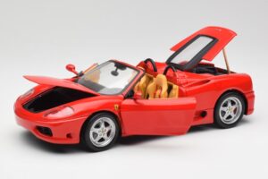 Ferrari 360 Spider レッド Hot Wheels 1:18 57310 メタル - 画像 2/8
