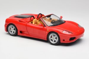 Ferrari 360 Spider レッド Hot Wheels 1:18 57310 メタル - 画像 6/8