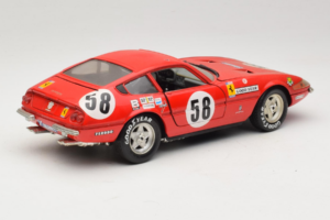 Ferrari 365 GTB/4 Daytona Berlinetta #58 レッド Techno Giodi 1:18 40011 メタル - 画像 3/8