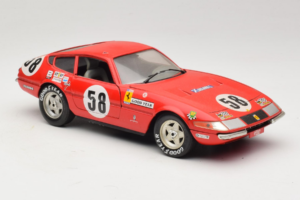 Ferrari 365 GTB/4 Daytona Berlinetta #58 レッド Techno Giodi 1:18 40011 メタル - 画像 6/8