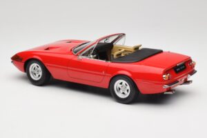 Ferrari 365 GTB/4 Daytona Spyder Series II Rosso Dino KK-Scale 1:18 KKDC180621 メタル - 画像 5/6