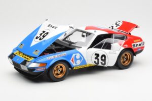 Ferrari 365 GTB/4 #39 J-C. Andruet / Lena 24 Hours of Le Mans 1972 Kyosho 1:18 08164E メタル - 画像 2/8