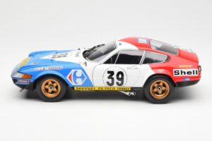 Ferrari 365 GTB/4 #39 J-C. Andruet / Lena 24 Hours of Le Mans 1972 Kyosho 1:18 08164E メタル - 画像 4/8