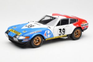 Ferrari 365 GTB/4 #39 J-C. Andruet / Lena 24 Hours of Le Mans 1972 Kyosho 1:18 08164E メタル