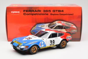 Ferrari 365 GTB/4 #39 J-C. Andruet / Lena 24 Hours of Le Mans 1972 Kyosho 1:18 08164E メタル - 画像 8/8