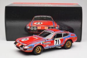Ferrari 365 GTB4 Competizione #71 24 Hours of Le Mans 1974 Kyosho 1:18 08164A メタル - 画像 8/8