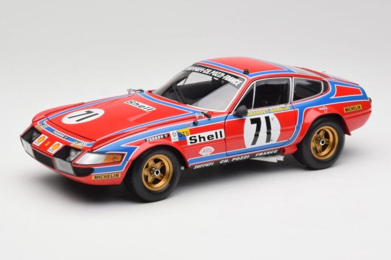 Ferrari 365 GTB4 Competizione #71 24 Hours of Le Mans 1974 Kyosho 1:18 08164A メタル
