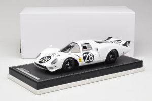 Ferrari 365 P2 #28 M. Gregory / J. Schlesser NART 24 Hours of Daytona 1967 ホワイト AB Models 1:18 REMC019 レジン - 画像 6/6
