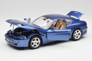 Ferrari 456 GT Blu Pozzi Bburago 1:18 3036-M3 メタル - 画像 2/8