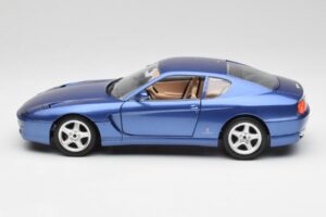 Ferrari 456 GT Blu Pozzi Bburago 1:18 3036-M3 メタル - 画像 4/8