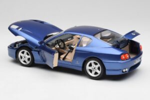 Ferrari 456 GT Blu Pozzi Bburago 1:18 3036-M3 メタル - 画像 5/8
