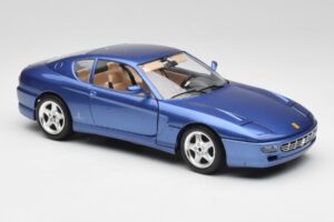 Ferrari 456 GT Blu Pozzi Bburago 1:18 3036-M3 メタル - 画像 6/8