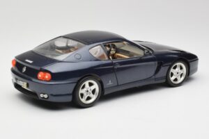 Ferrari 456 GT ブルー Bburago 1:18 3036 メタル - 画像 5/8