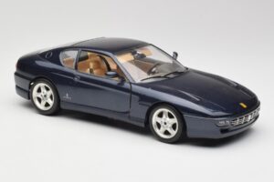 Ferrari 456 GT ブルー Bburago 1:18 3036 メタル - 画像 6/8