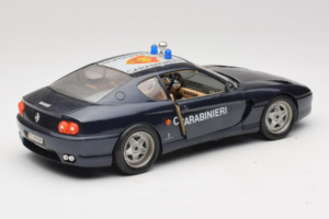 Ferrari 456 GT Carabinieri ブラック Bburago 1:18 3036-B3 メタル - 画像 3/8