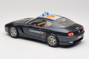 Ferrari 456 GT Carabinieri ブラック Bburago 1:18 3036-B3 メタル - 画像 7/8