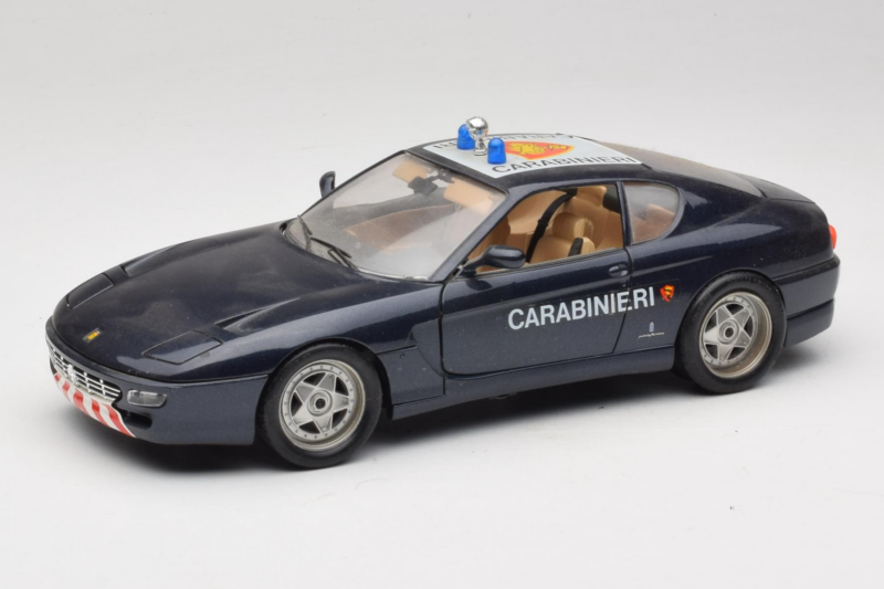 Ferrari 456 GT Carabinieri ブラック Bburago 1:18 3036-B3 メタル