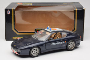 Ferrari 456 GT Carabinieri ブラック Bburago 1:18 3036-B3 メタル - 画像 8/8
