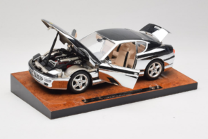 Ferrari 456 GT Chrome Silver Bburago 1:18 3746-R1 メタル - 画像 2/8