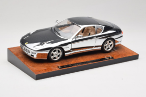 Ferrari 456 GT Chrome Silver Bburago 1:18 3746-R1 メタル - 画像 3/8