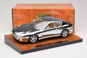 Ferrari 456 GT Chrome Silver Bburago 1:18 3746-R1 メタル - 画像 8/8