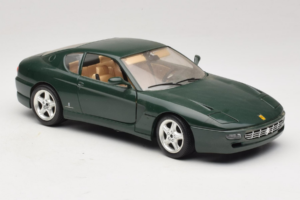 Ferrari 456 GT ダークグリーン Bburago 1:18 3046-GR1 メタル - 画像 6/8