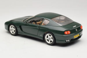 Ferrari 456 GT ダークグリーン Bburago 1:18 3046-GR1 メタル - 画像 7/8