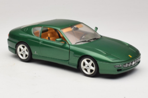 Ferrari 456 GT グリーン メタリック Bburago 1:18 3036-GR1 メタル - 画像 6/8