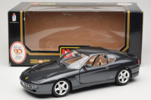 Ferrari 456 GT グレー メタリック スペシャルカラー Bburago 1:18 3036D メタル - 画像 8/8