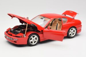 Ferrari 456 GT レッド Bburago 1:18 3036-M1 メタル - 画像 2/8