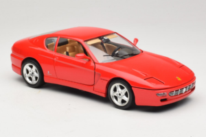 Ferrari 456 GT レッド Bburago 1:18 3046-R1 メタル - 画像 6/8