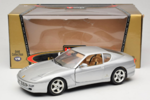 Ferrari 456 GT シルバー Bburago 1:18 3336-S1 メタル - 画像 8/8