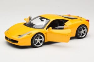 Ferrari 458 Italia イエロー Hot Wheels 1:18 P9894 メタル - 画像 2/8
