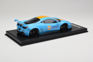 Ferrari 458 LB Works Gulf Blue Orange BBA 1:18 REMC033 レジン - 画像 3/7