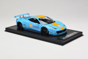 Ferrari 458 LB Works Gulf Blue Orange BBA 1:18 REMC033 レジン - 画像 4/7