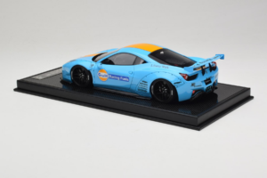 Ferrari 458 LB Works Gulf Blue Orange BBA 1:18 REMC033 レジン - 画像 5/7
