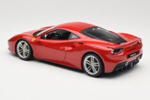 Ferrari 488 GTB レッド Bburago 1:18 18-16008 メタル - 画像 7/8