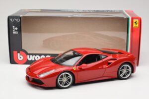 Ferrari 488 GTB レッド Bburago 1:18 18-16008 メタル - 画像 8/8